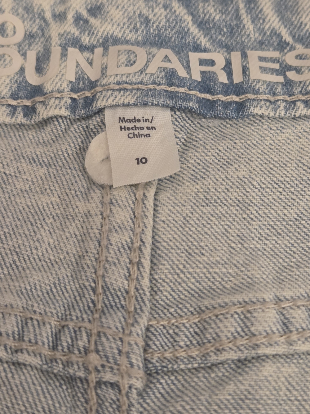 No Boundaries Light Blue Wide Leg Jeans - Picture 8 of 12